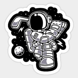 Astro Golf Sticker